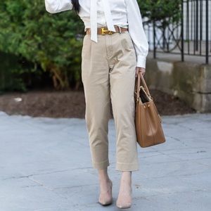 Banana Republic HIGH-RISE CROP CHINO